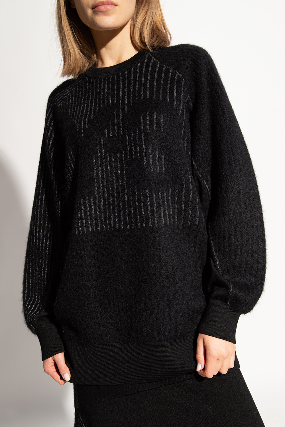 Y-3 Yohji Yamamoto Sweater with reflective pattern